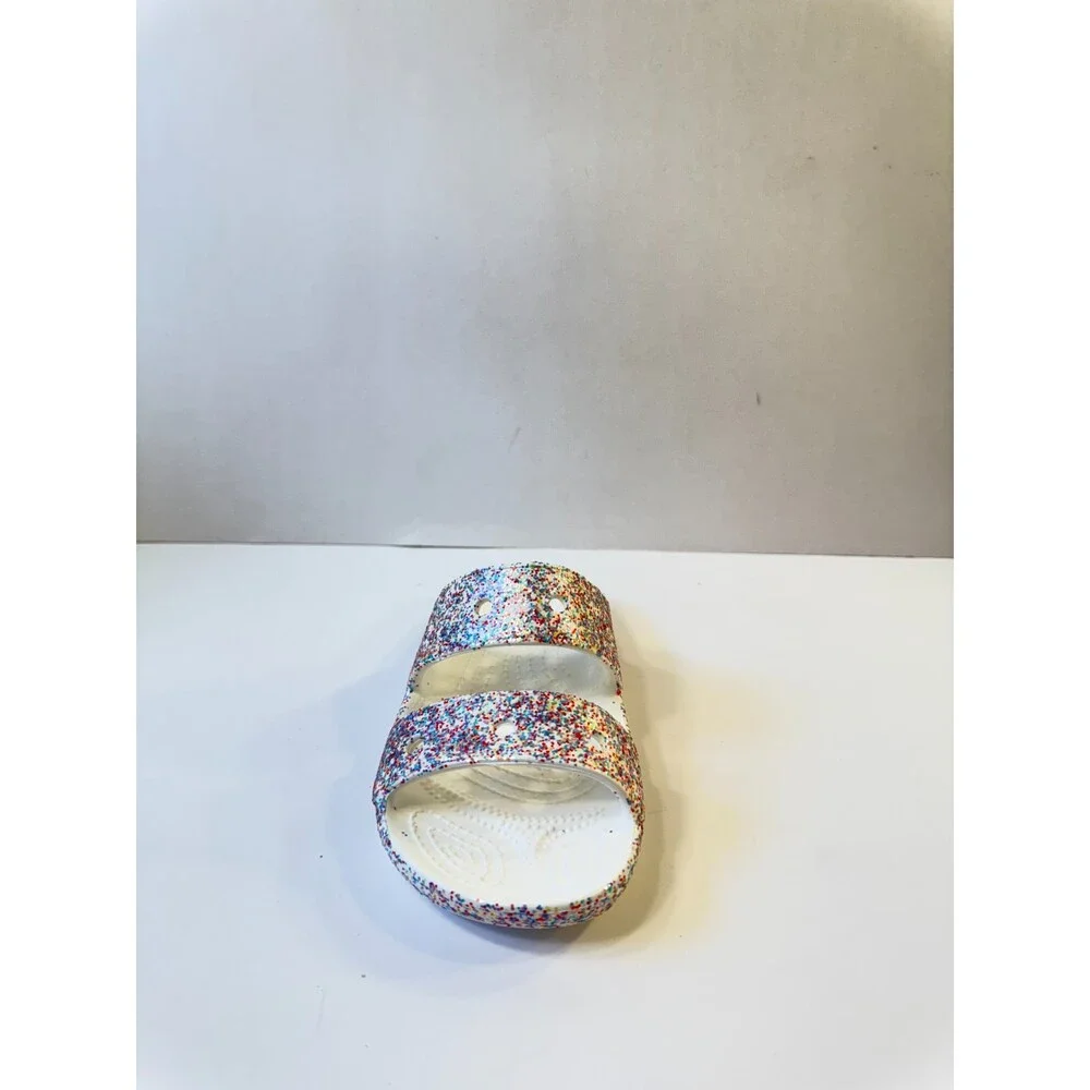 Crocs Sandals Sprinkle Glitter Multicolor US 1 Juniors